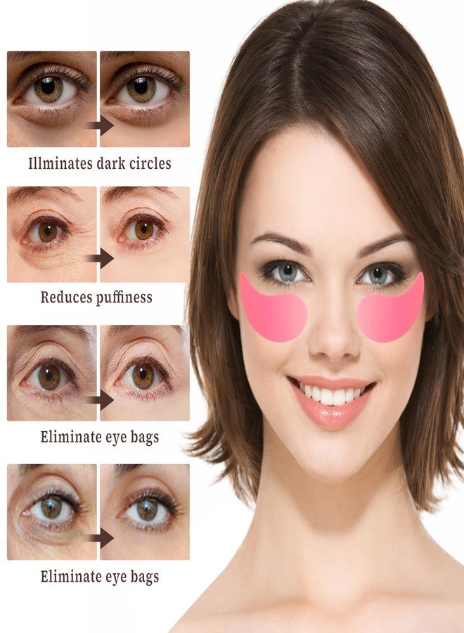 Psyqtsuary 5 Pairs Silicone Eye Patches, Reusable Eye Patches Plump Fine Lines & Wrinkles Washable Non-slip Silicones Wrinkle Patche Overnight for Dark Circles and Puffiness - Image 5